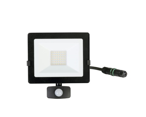 LED Sensor Strahler IP54 30W 2400 lm 4000 K neutralweiß H 222 mm schwarz