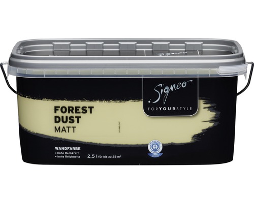 Signeo Forest Dust Matt Wandfarbe im 2,5 Liter Eimer