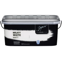 Wandfarbe SIGNEO Milky White 2,5 l