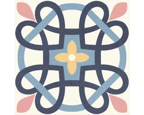 Fliese mit abstraktem Muster für Wand und Boden