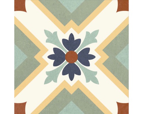 Dekorative Fliese mit floralem Muster für Innenräume