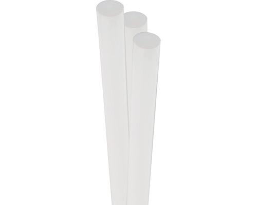 Drei transparente Klebestifte