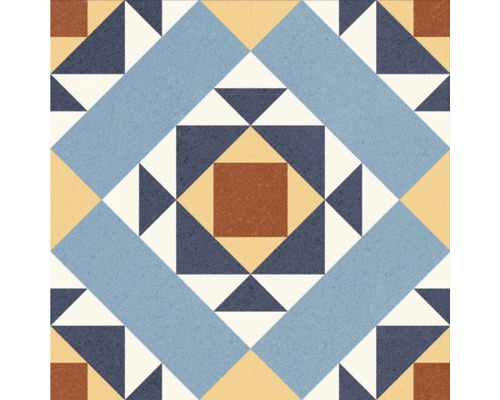 Dekorative Fliese mit geometrischem Muster