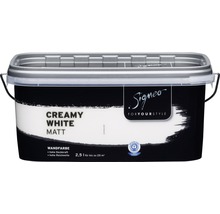 Wandfarbe SIGNEO Creamy White 2,5 l
