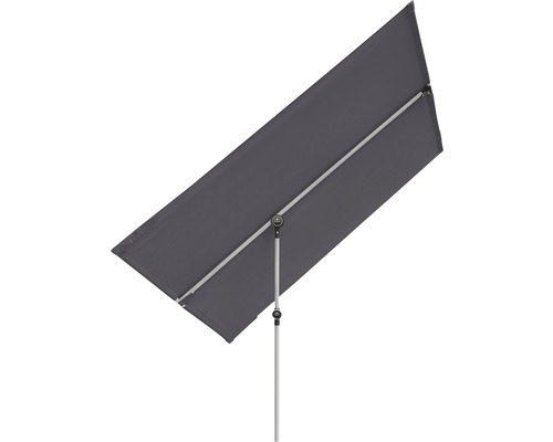 Rechteckiger Sonnenschirm mit Mittelstock