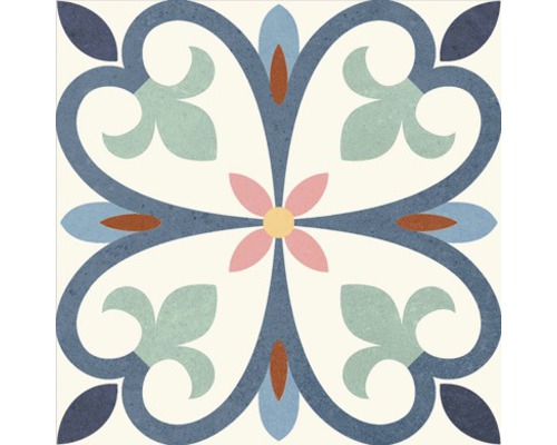 Dekorative Fliese mit Blumenmuster für Wand und Boden