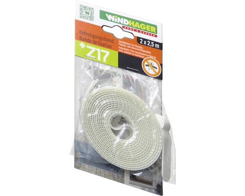 Insektenschutz Windhager Befestigungsband transparent 2,5 m 2 Stück Windhager Befestigungsband, zwei Rollen mit je 2,5 Meter Länge, zur Fixierung von Fiberglas-, Polyester- oder Aluminium-Fliegengittern