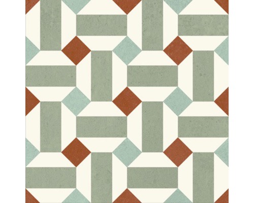 Muster aus Fliesen mit geometrischem Design für Bodenbelag