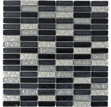 Mosaikfliese mit Glasmosaik in rechteckiger Form