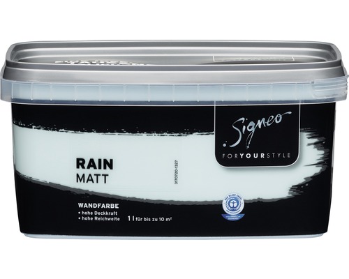 Wandfarbe SIGNEO Rain 1 l