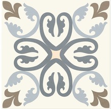 Feinsteinzeug Wand- und Bodenfliese Heritage taco grey in 76 verschiedenen Motiven 16,5 x 16,5 cm-thumb-13