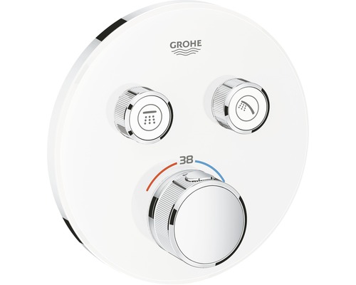 GROHE Duscharmatur mit Thermostat GROHTHERM SMARTCONTROL mondweiß 29151LS0