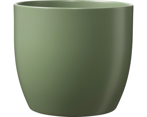 Blumentopf Soendgen Basel Fashion Keramik Ø 27 H 26 cm moosgrün Runder Pflanztopf aus Keramik