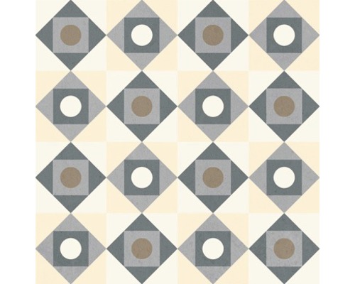 Quadratische Fliesen mit geometrischem Muster für Wand- und Bodengestaltung