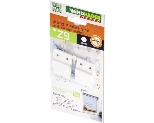 Windhager Einhängewinkel Montageset für Fenster