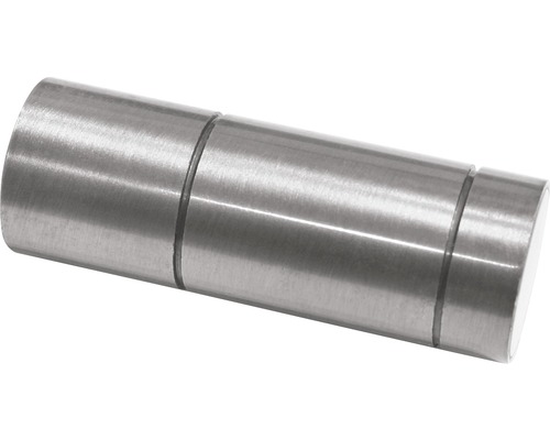 Endstück Zylinder für Romana silber-satin Ø 20 mm 2 Stk.