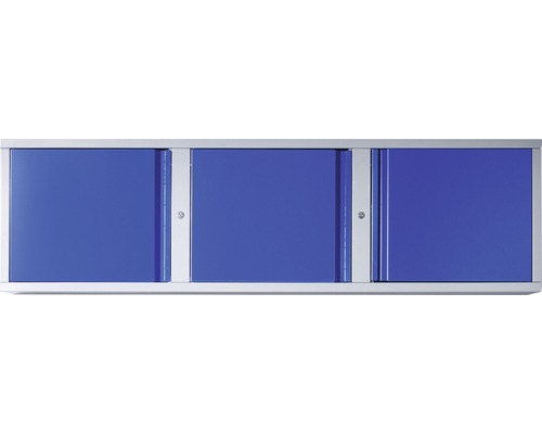Wandschrank Industrial 1770 x 438 x 299 mm 1 Doppeltür 1 Einlegeboden 1 Tür 1 Offenes Fach grau/blau-0