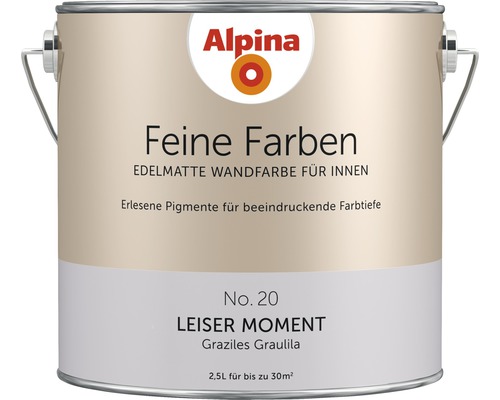 Alpina Feine Farben konservierungsmittelfrei Leiser Moment 2,5 L Alpina Feine Farben Innenfarbe Leiser Moment, 2,5 Liter Dose