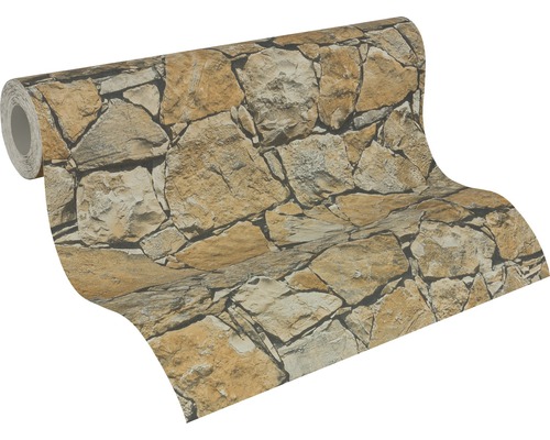 Tapetenrolle mit Steinmuster