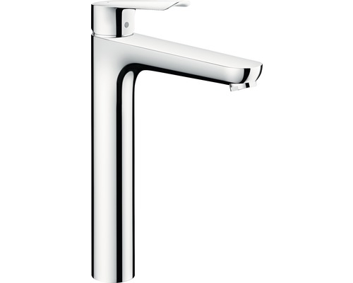 hansgrohe Waschtischarmatur für Aufsatzwaschbecken LOGIS E 230 mit Zugstange chrom 71162000