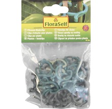 FloraSelf Pflanzen-Bindeclips, 50 Stück, in einer transparenten Verpackung