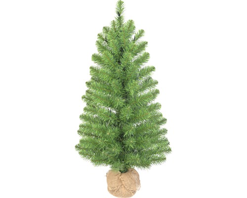 künstlicher Weihnachtsbaum im Jutesack H 90 Ø 48 cm