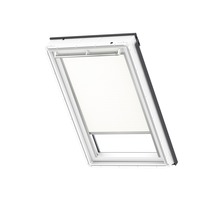 VELUX Verdunkelungsrollo uni weiß manuell Rahmen aluminium DKL P31 1025S