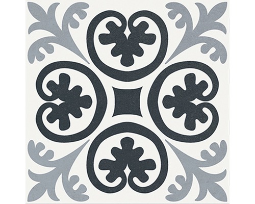 Dekorative Fliese mit floralem Muster