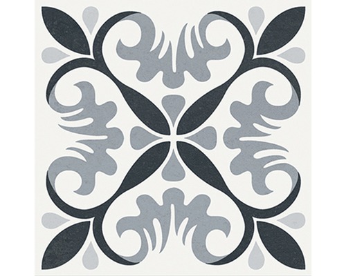 Dekorative Fliese mit floralem Muster