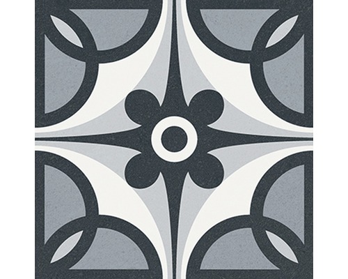 Fliese mit floralem Muster