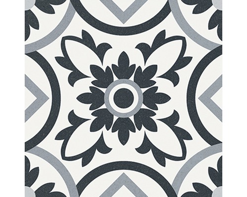 Dekorative Fliese mit floralem Muster für Wand und Boden