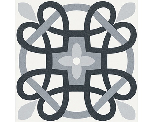 Dekorative Fliese mit floralem Muster