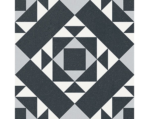 Dekorative Bodenfliese mit geometrischem Muster