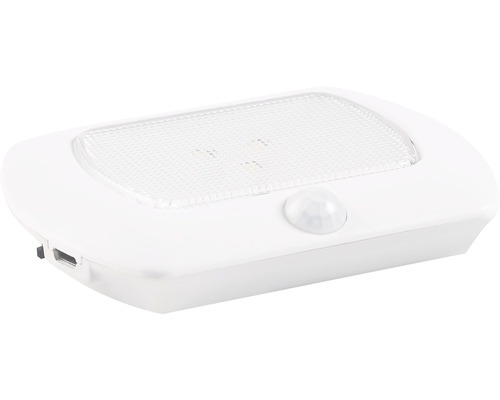LED Sensor Leuchte Nachtlicht 0,6W 50 lm 4000 K neutralweiß Mobina Akkubetrieb Weisse LED-Akkuleuchte mit Bewegungsmelder