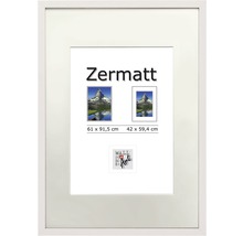 Bilderrahmen Posterrahmen Holz Zermatt weiß 61x91,5 cm-thumb-0