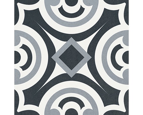 Dekorative Fliese mit geometrischem Muster