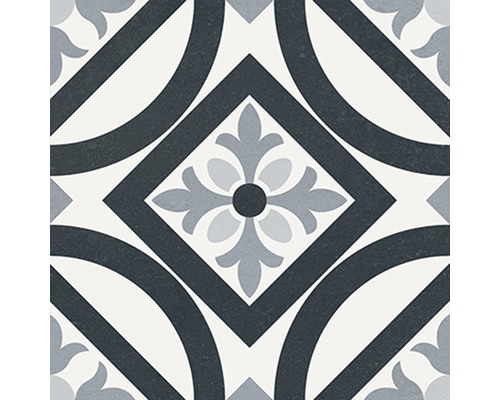 Dekorative Bodenfliese mit geometrischem Muster