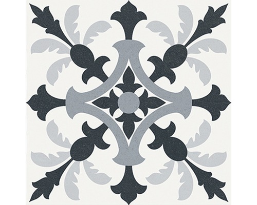 Dekorative Fliese mit floralem Muster