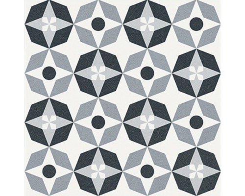 Fliesenmuster mit geometrischen Formen für Wand und Boden