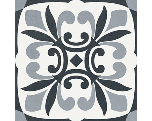 Dekorative Fliese mit floralem Muster