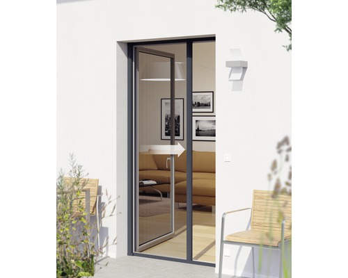 Magnetisches Fliegengitter Für Türen – 235 X 225 Cm, Grau, Selbstklebend, Ohne Bohren, Insektenschutz Mit Guter Belüftung