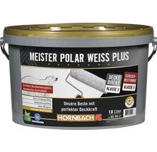 HORNBACH Wandfarbe Meister Polarweiß Plus konservierungsmittelfrei 10 l-thumb-0