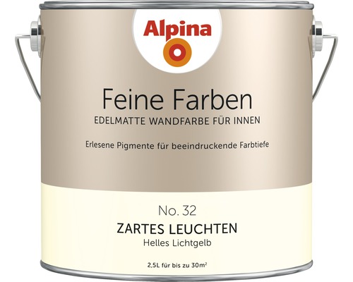 Alpina Feine Farben konservierungsmittelfrei Zartes Leuchten 2,5 L