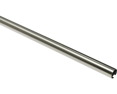 Gardinenstange mit Innenlauf I Chicago edelstahl-optik 160 cm Ø 20 mm Gardinenstange aus Metall