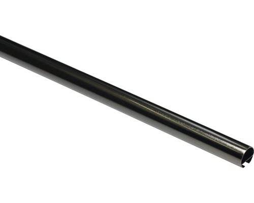 Gardinenstange mit Innenlauf I Chicago titan 240 cm Ø 20 mm Metall Gardinenstange
