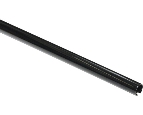 Gardinenstange mit Innenlauf I Chicago schwarz 120 cm Ø 20 mm Vorhangschiene aus Metall