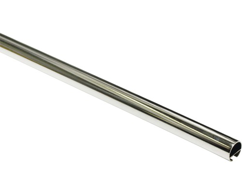 Gardinenstange mit Innenlauf I Chicago chrom 160 cm Ø 20 mm Metall Kleiderschrank Schiene