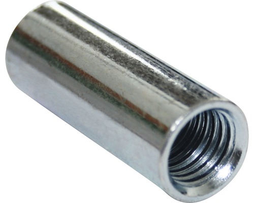 Verbindungsmutter rund M20x50 mm galv. verzinkt Metall Gewindemuffe