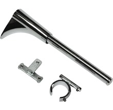 Duschvorhangstange mit Halterungen