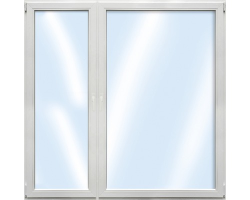 Kunststofffenster 2-flg.ESG ARON Basic weiß 1200x1700 mm (1/3-2/3)